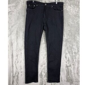 Universal Genius Mens Dark Wash Jeans W34 L32 Straight Leg Denim Pants